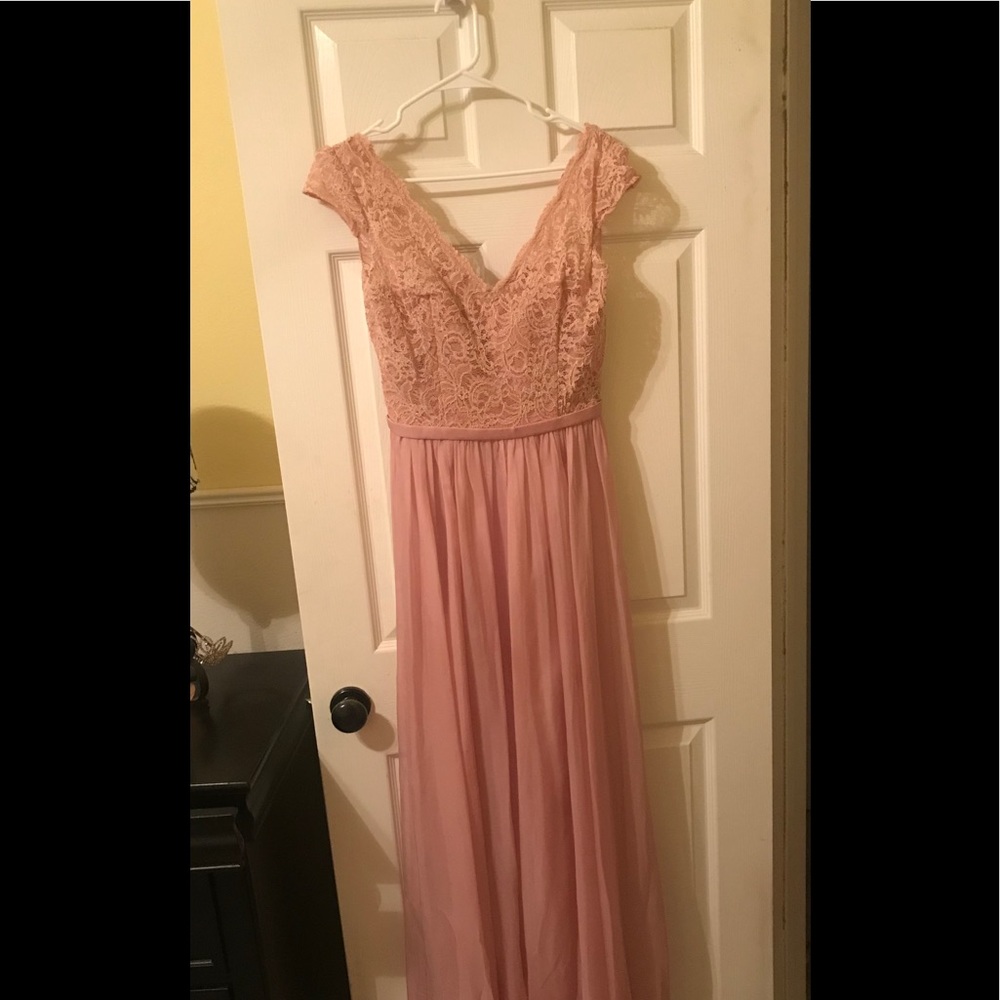 Blush Prom/bridesmaid dress